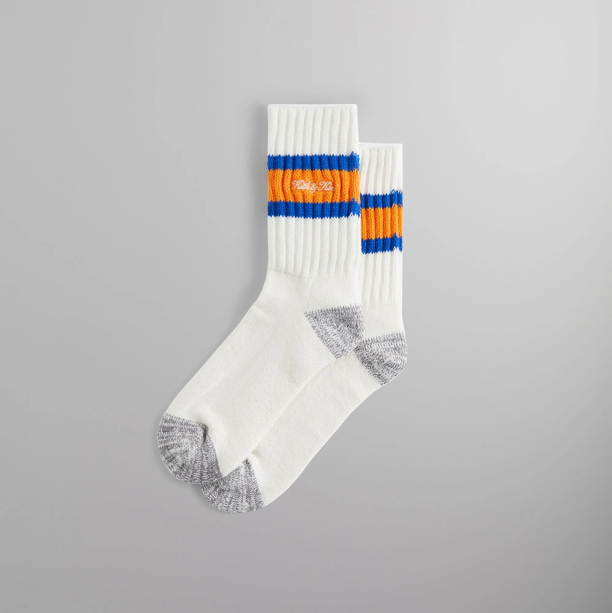 Kith Chunky Rib Striped Crew Socks - Cyclone sold by Kith product image thumbnail 2