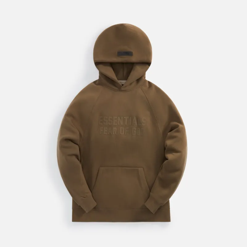 Essentials Raglan Sleeve Hoodie - Wood sold by Kith