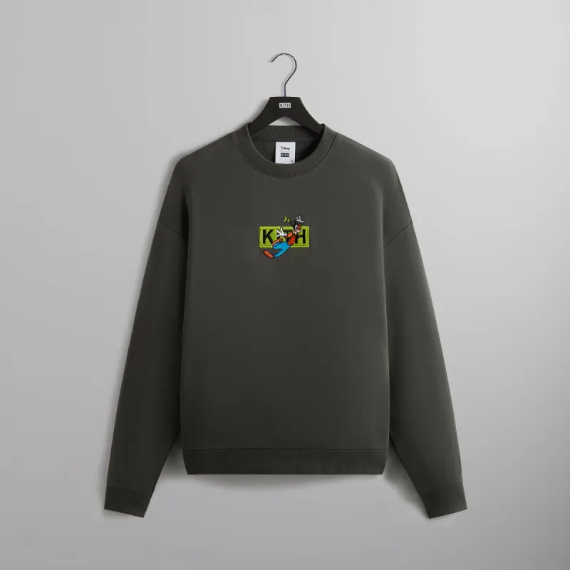Disney | Kith for Mickey & Friends Cyber Monday Goofy Classic Logo Crewneck - Machine sold by Kith
