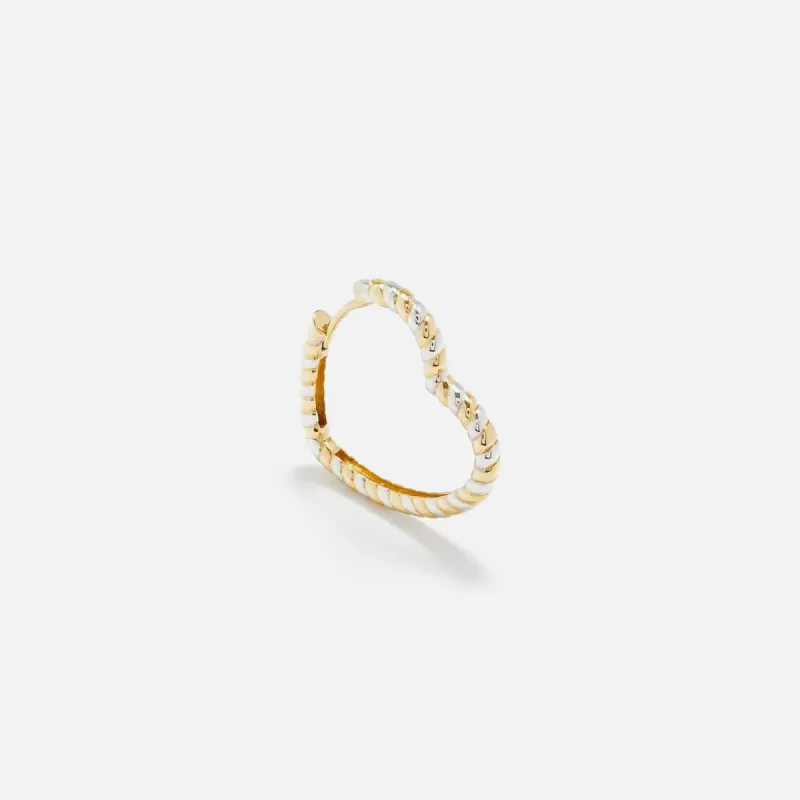 Yvonne Leon Creole Coeur Gold SINGLE - Yellow Gold sold by Kith