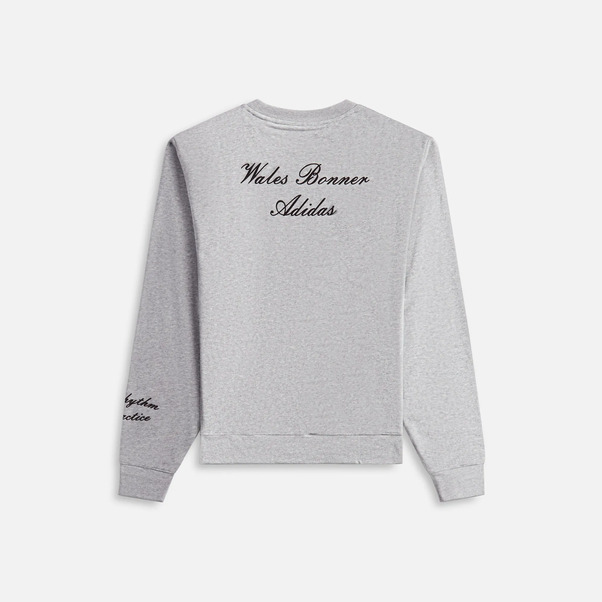 adidas Originals by Wales Bonner Crewneck - Heather Grey sold by Kith product image thumbnail 2