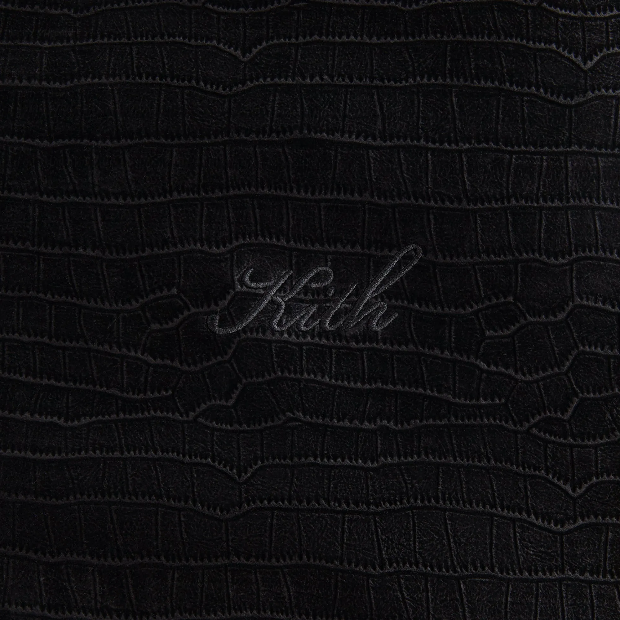 Kith Women Brisa Croc Bomber Jacket - Black sold by Kith product image thumbnail 5