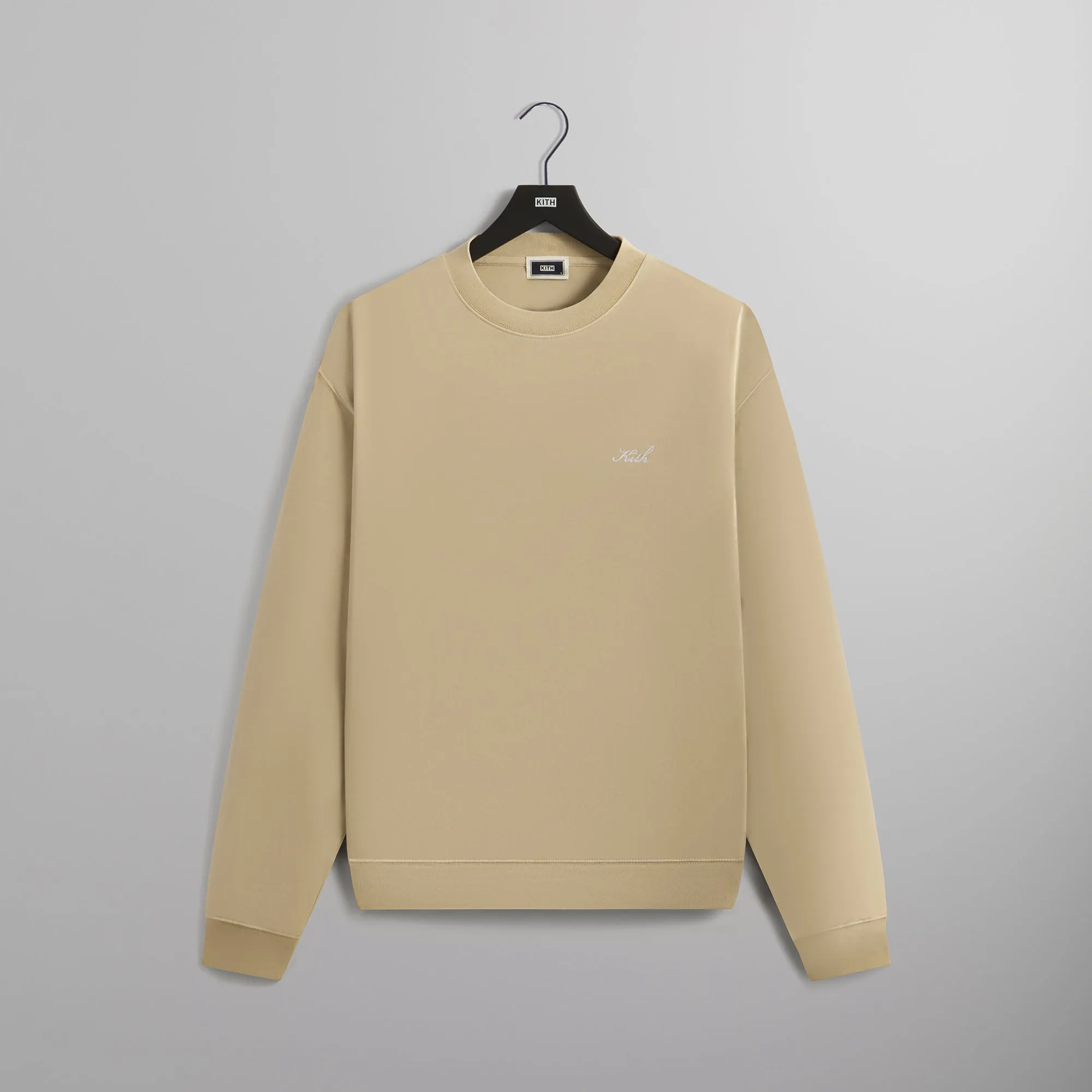 Kith Crystal Wash Interlock Vintage Crewneck - Oxide sold by Kith