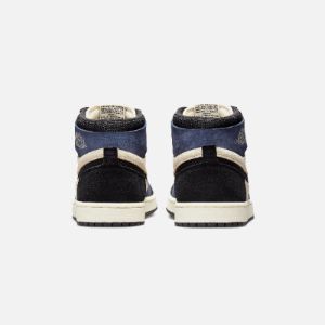 Nike Air Jordan 1 Zoom Air CMFT 2 - Muslin / Black / Blackened Blue sold by Kith