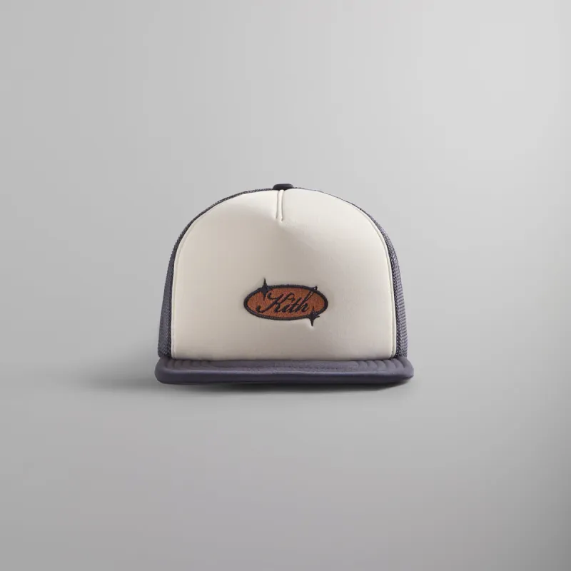 Kith Clean Script Trucker - Black sold by Kith