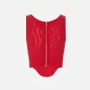 Miaou Campbell Corset - Red Rose sold by Kith