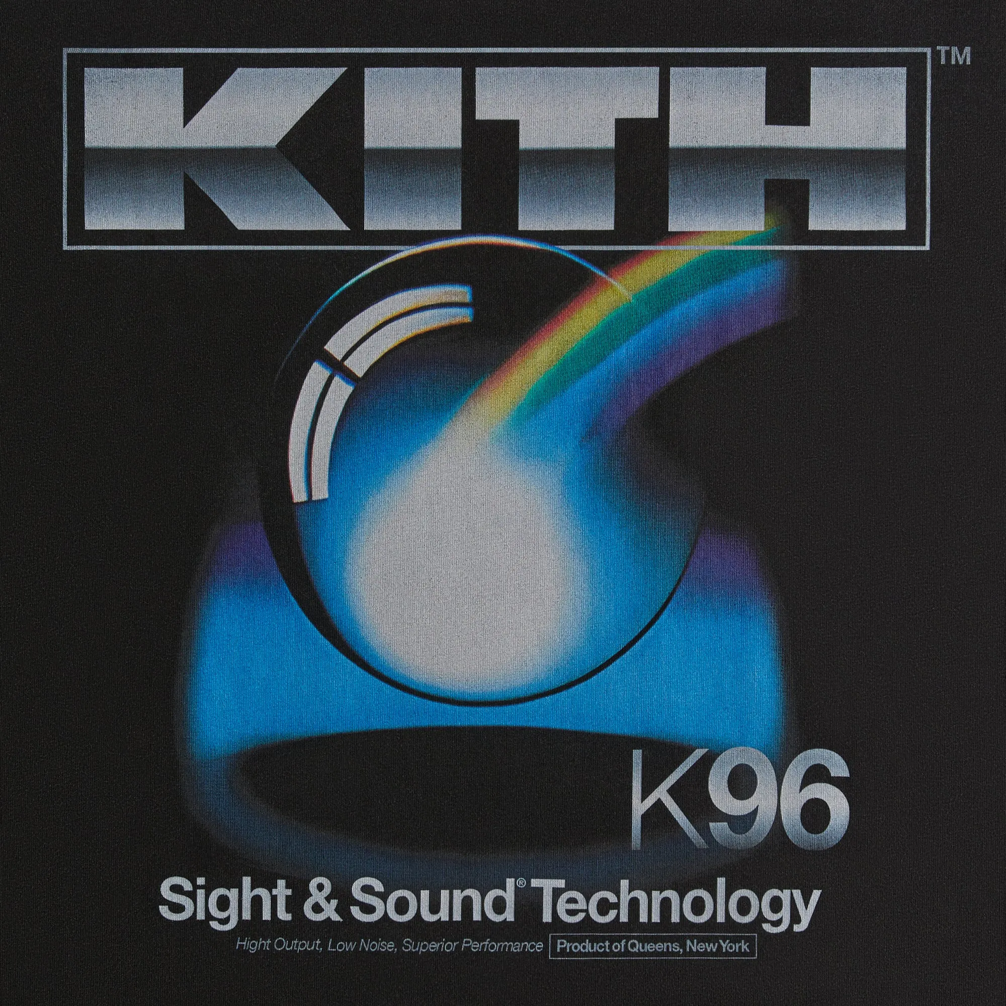 Kith Sight & Sound 1996 Vintage Tee - Black | Parallel