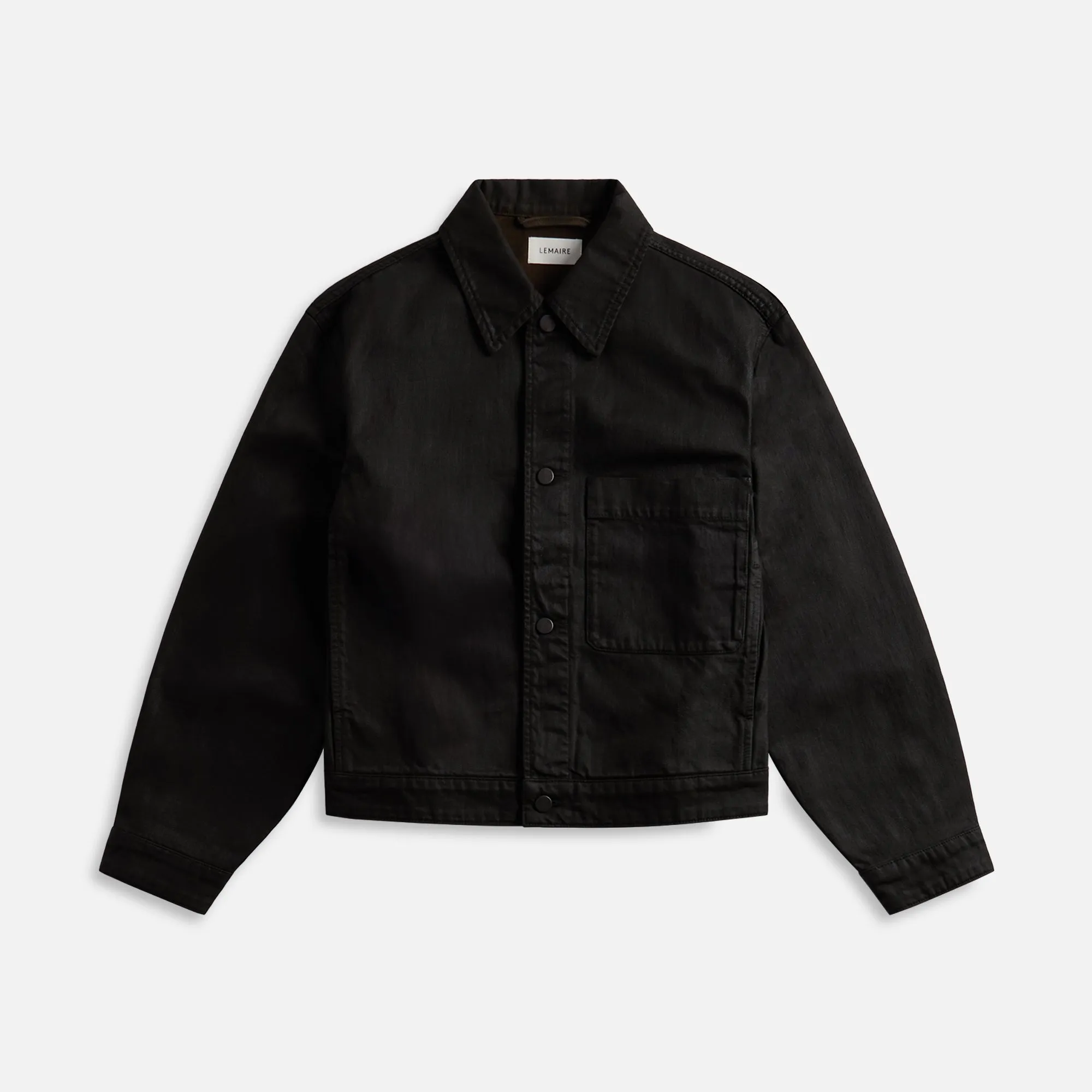 Lemaire Boxy Trucker Jacket - Khaki Brown sold by Kith