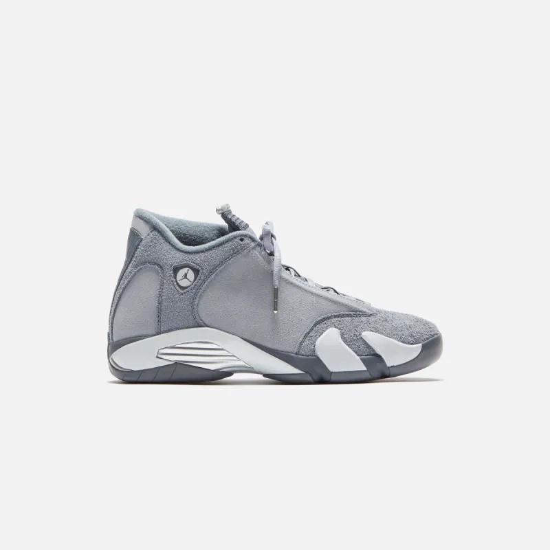 Jordan Air Jordan 14 Retro - Flint Grey / Stealth / White sold by Kith