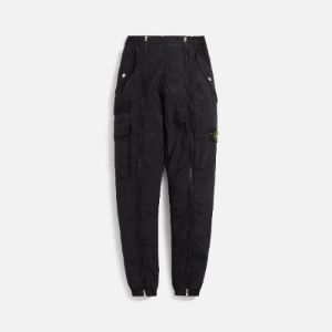Stone Island Nylon Metal Garment Dyed Cargo Pant - Black sold by Kith