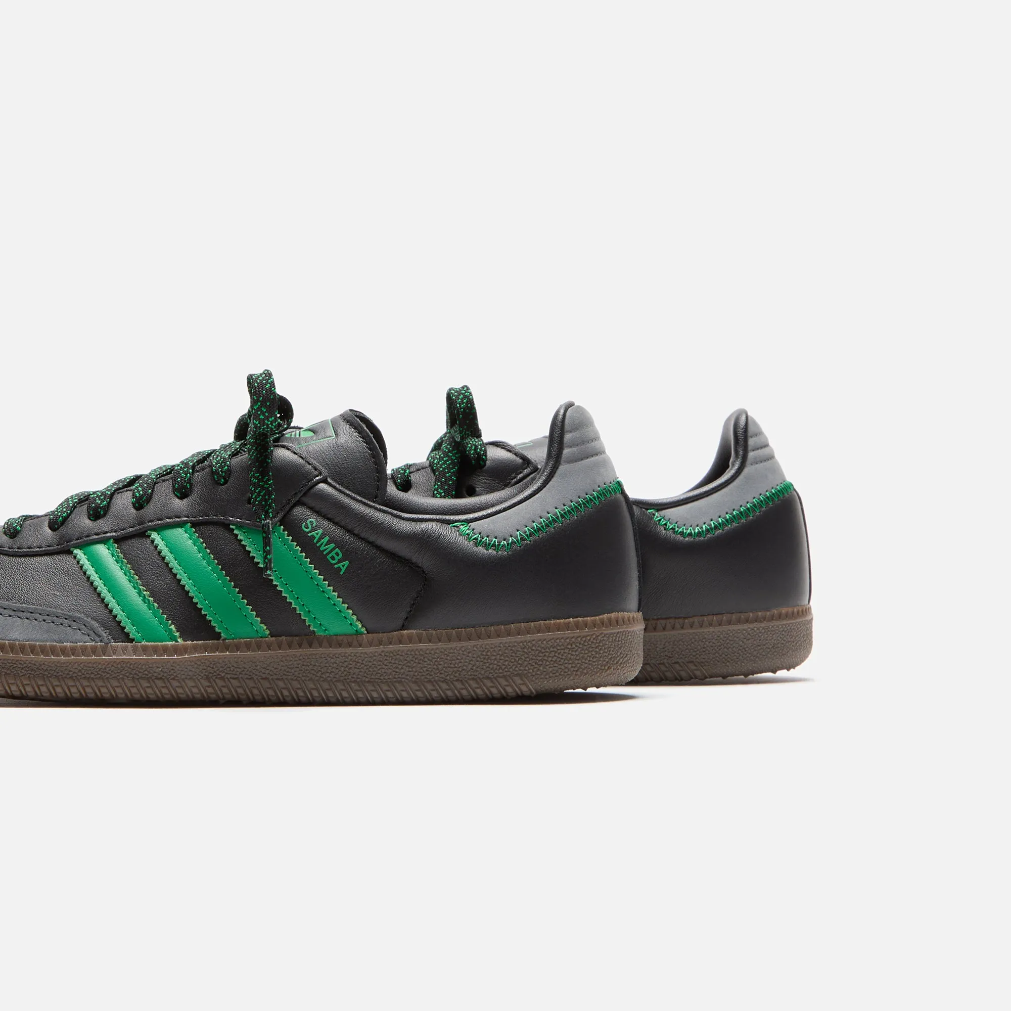 adidas WMNS Samba OG - Core Black / Green / Grey Six sold by Kith product image thumbnail 3