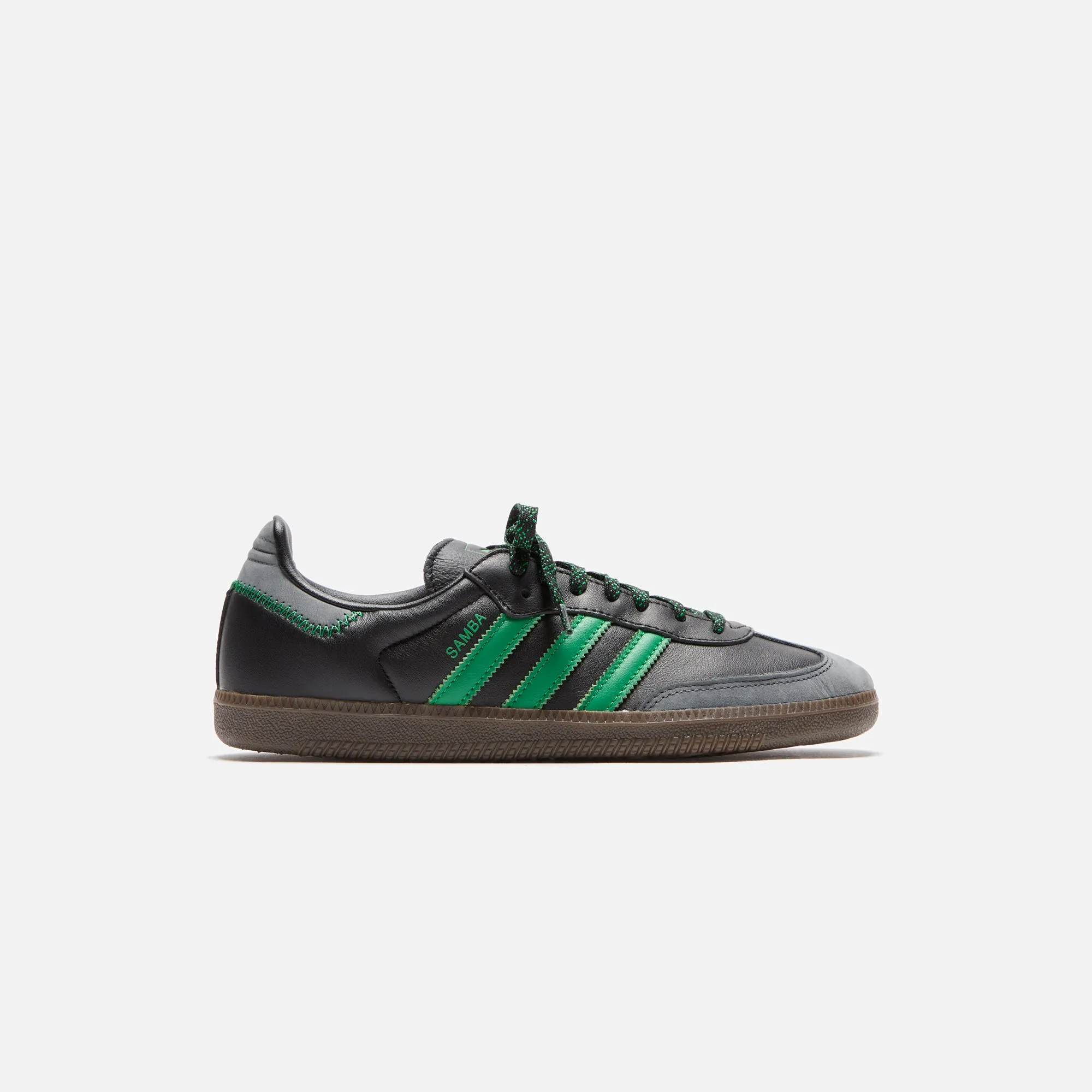 adidas WMNS Samba OG - Core Black / Green / Grey Six sold by Kith
