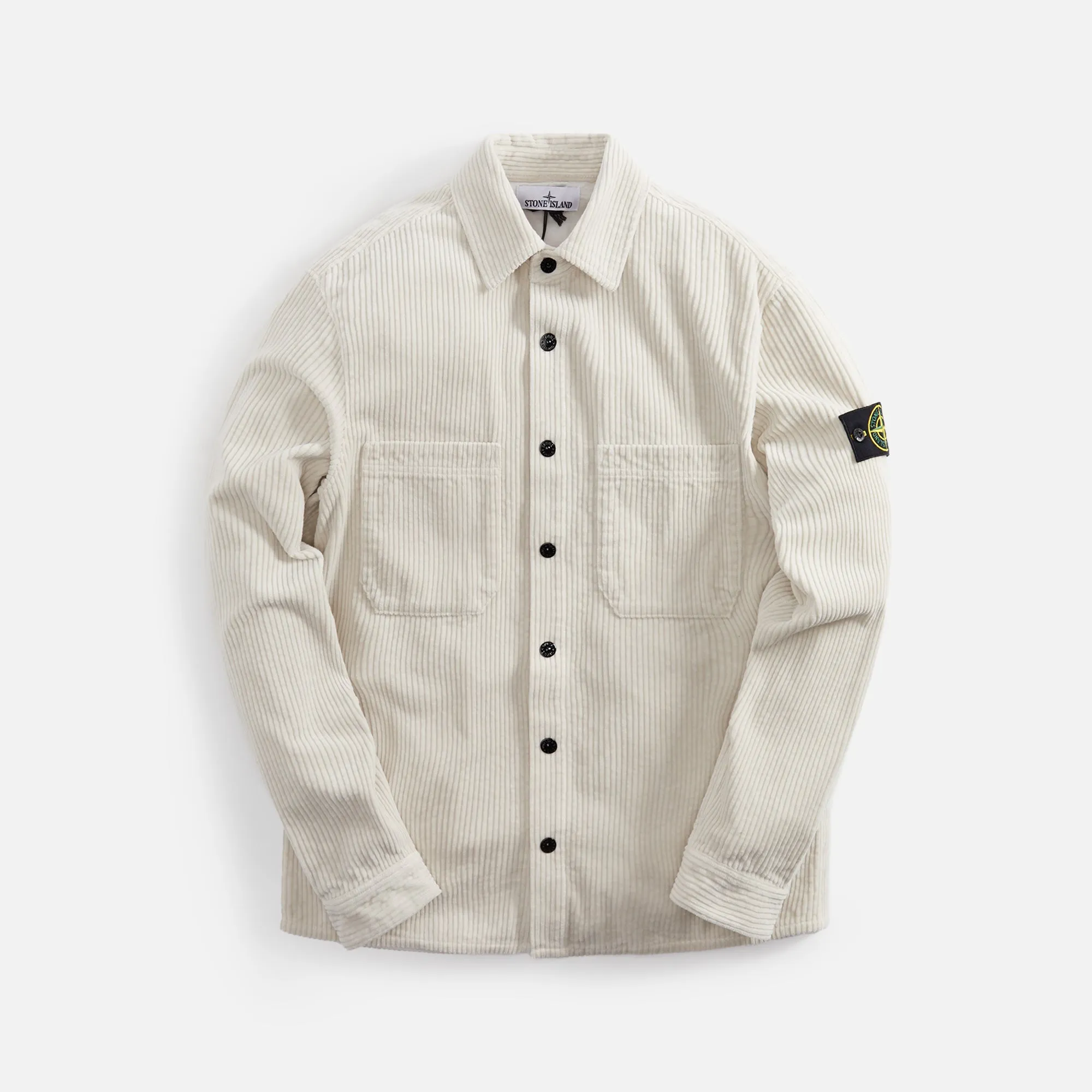 Stone Island Cotton Corduroy Overshirt - Plaster sold by Kith