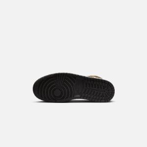 Nike Air Jordan 1 Mid SE - Black / Taxi / White / Sail sold by Kith