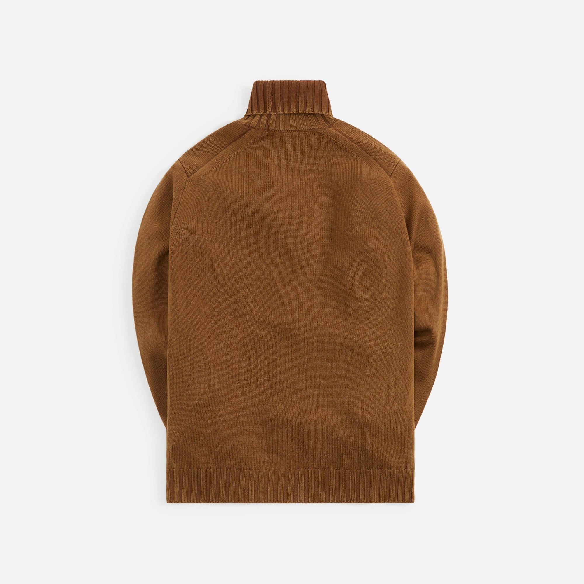 Auralee Washed French Merino Knit Turtleneck - Brown sold by Kith product image thumbnail 2