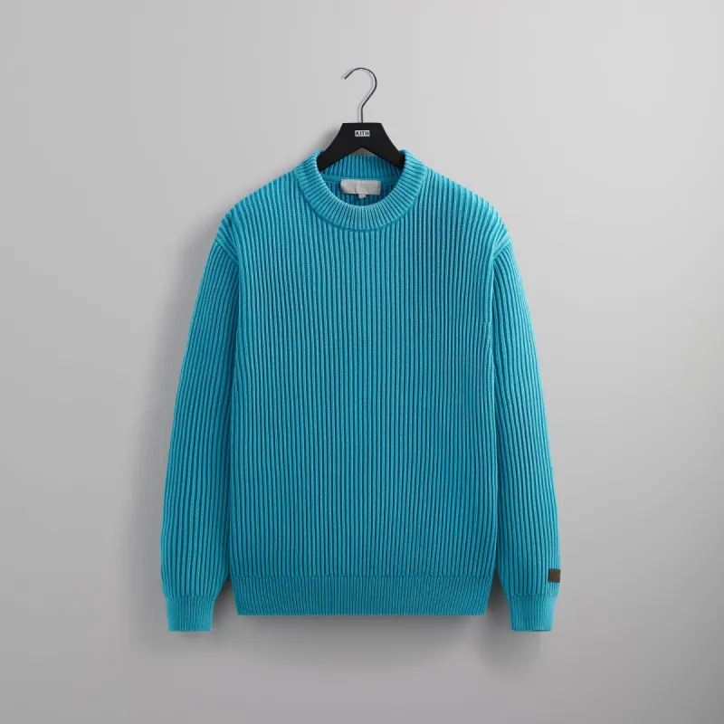 Kith Garment Dyed Meyer Knit Crewneck - Fresco PH sold by Kith