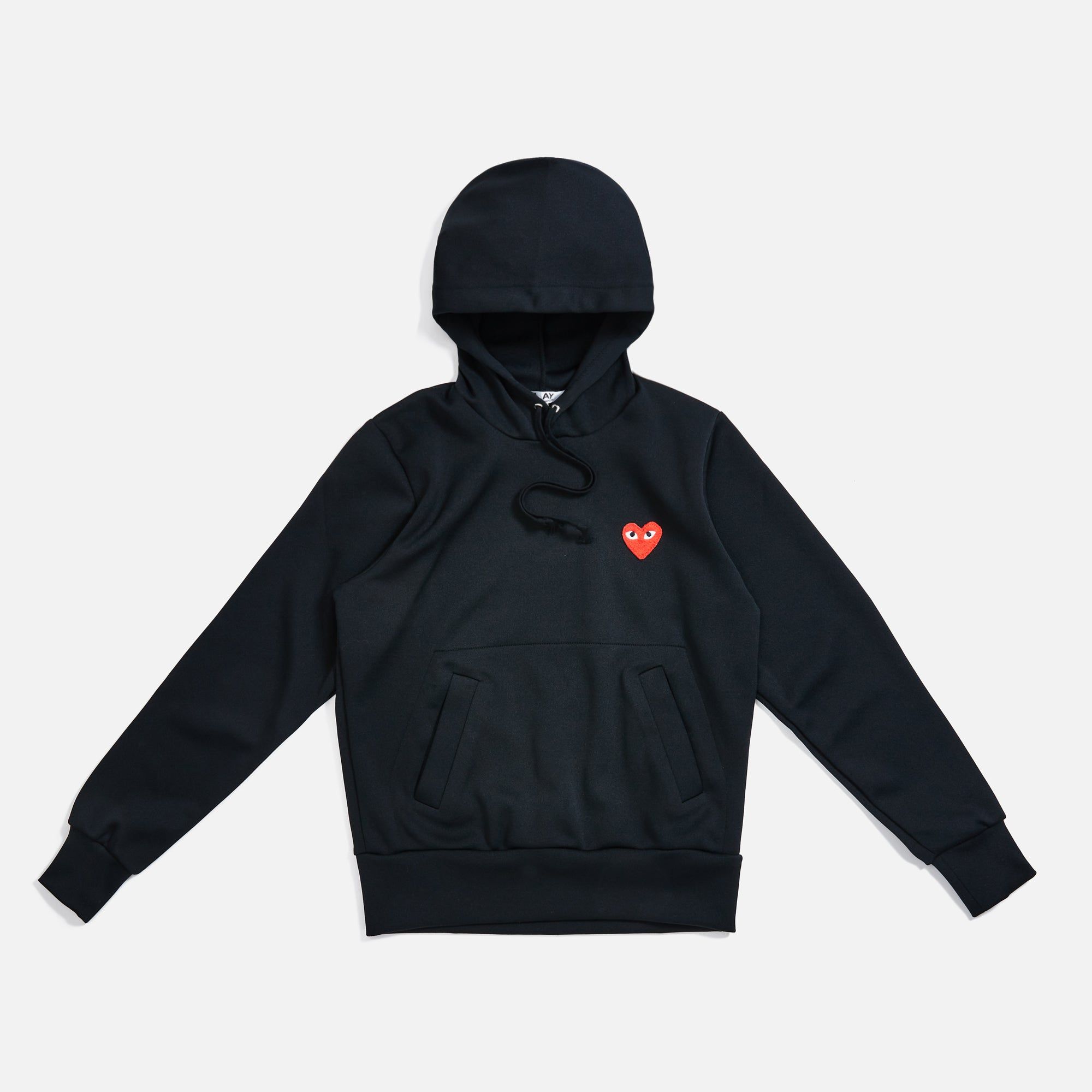 Comme des Garçons WMNS Play Hoodie - Black sold by Kith