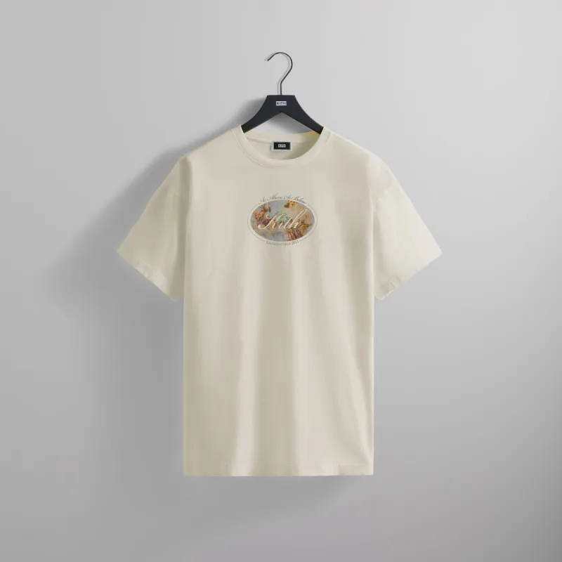 Kith Angelic Script Logo Tee - Sandrift sold by Kith