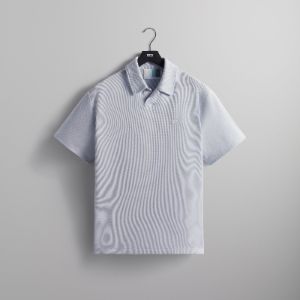 Kith Micro Waffle Drew Polo - Angelite | Parallel