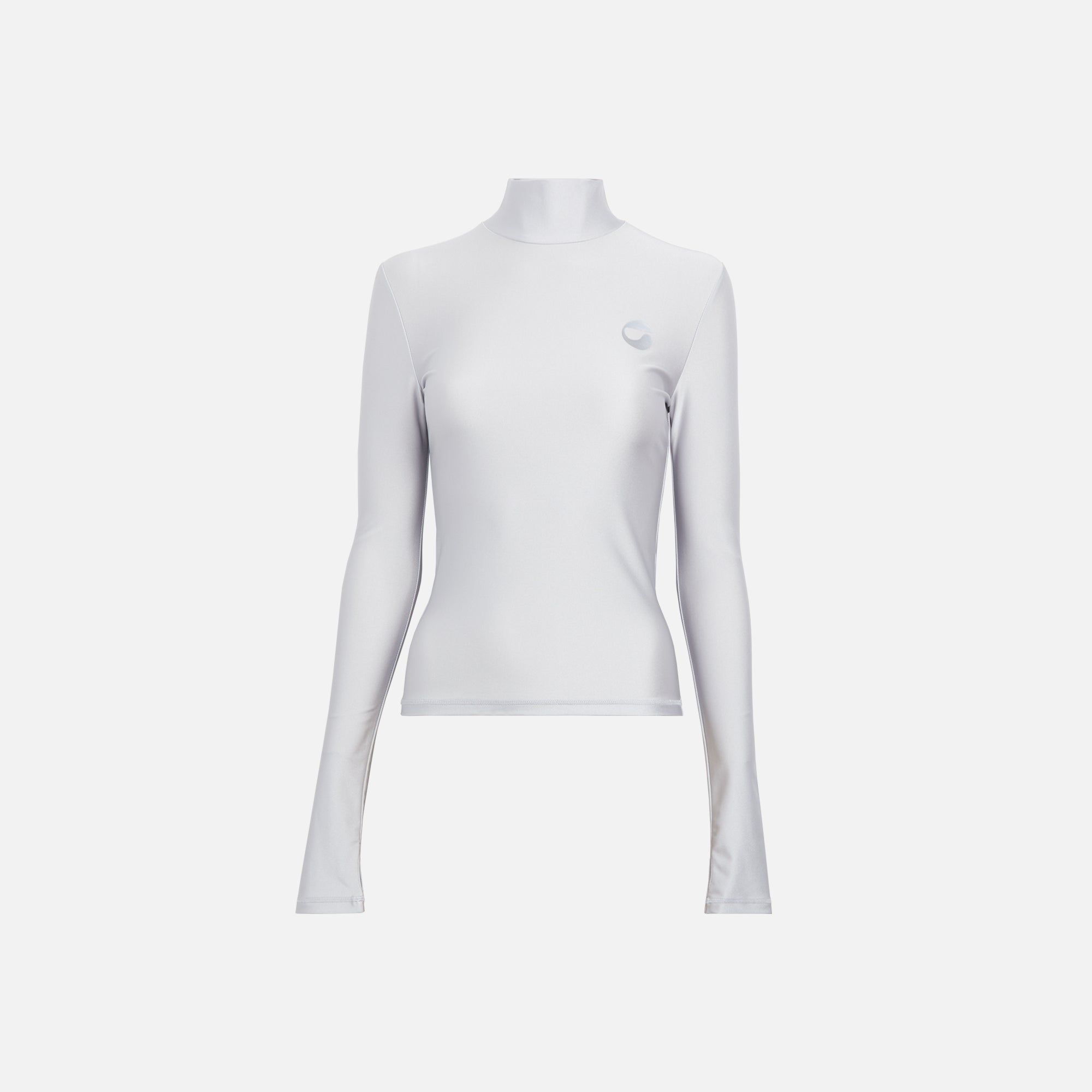 Coperni Tight High Neck Top - Pearl Grey sold by Kith