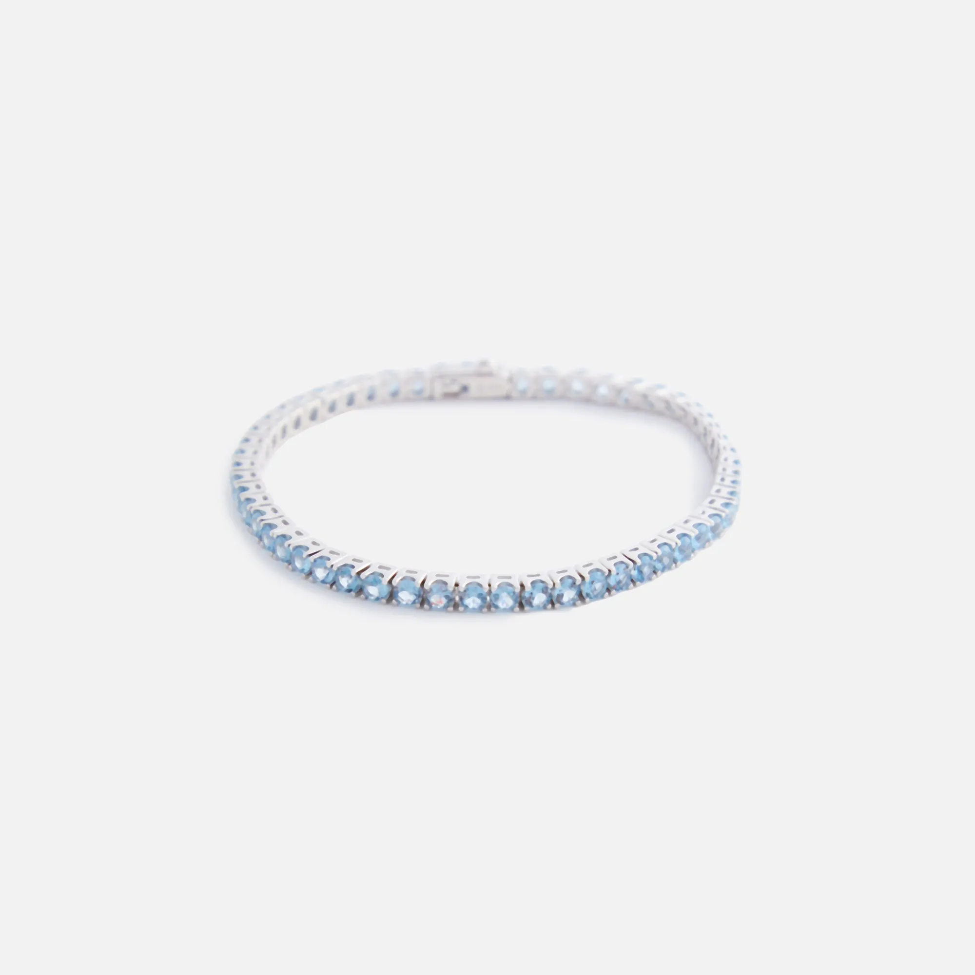 Hatton Labs Classic Tennis Bracelet S - Aqua sold by Kith