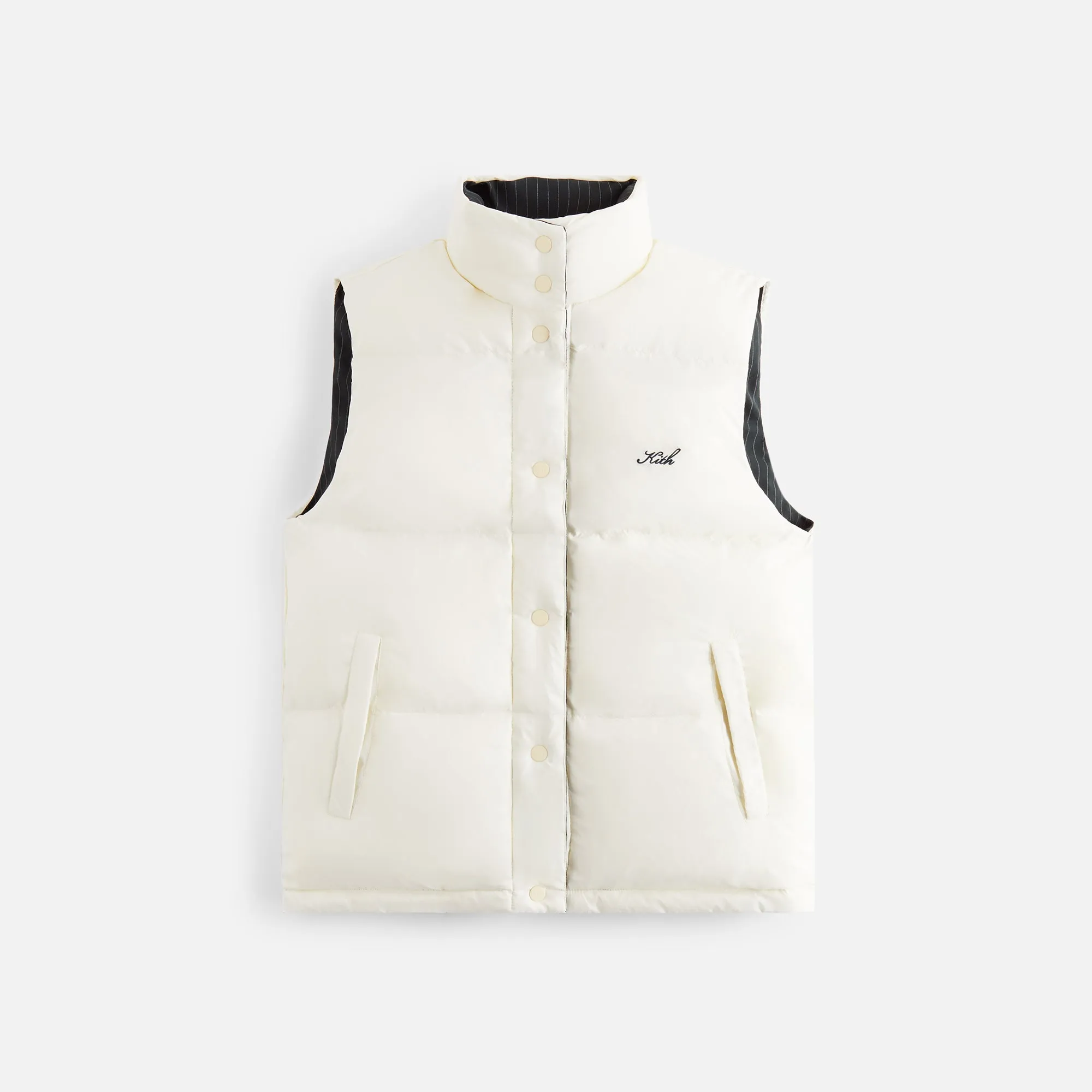Kith Women Lewis Padded Reversible Pinstripe Vest - Stadium sold by Kith product image thumbnail 3