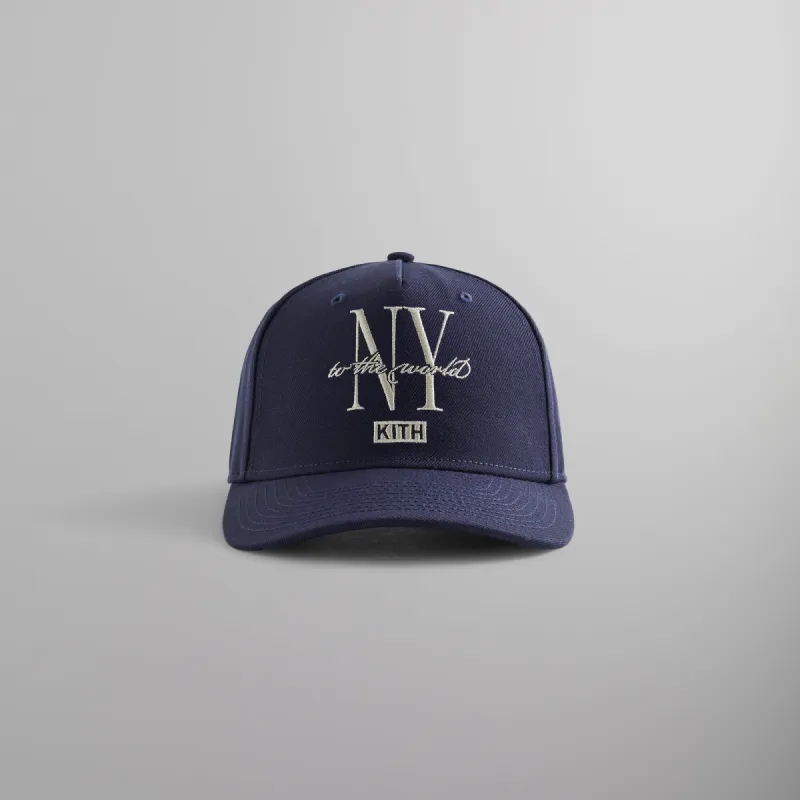 Kith Gwynn Pinch Crown Snapback - Nocturnal sold by Kith