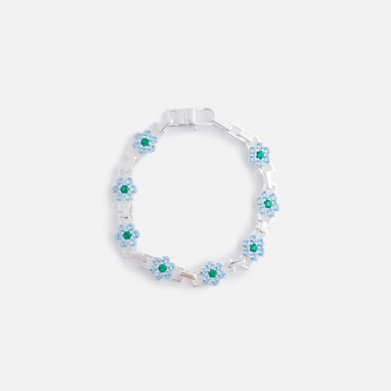 Hatton Labs Daisy Bracelet - Silver / Topaz sold by Kith