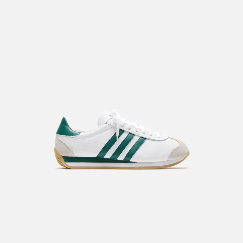 adidas Originals Country OG - Cloud White / Collegiate Green / Footwear White sold by Kith