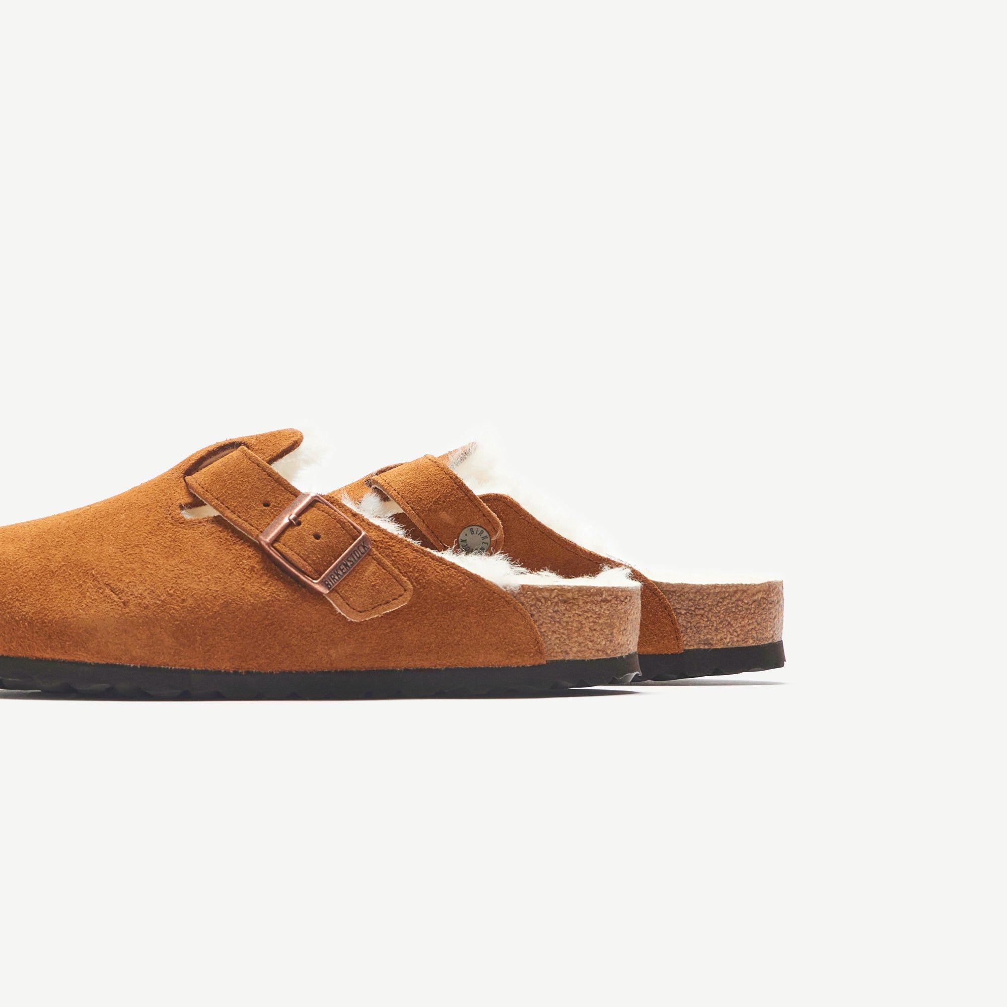 Birkenstock WMNS Boston Shearling - Suede Mink sold by Kith product image thumbnail 3