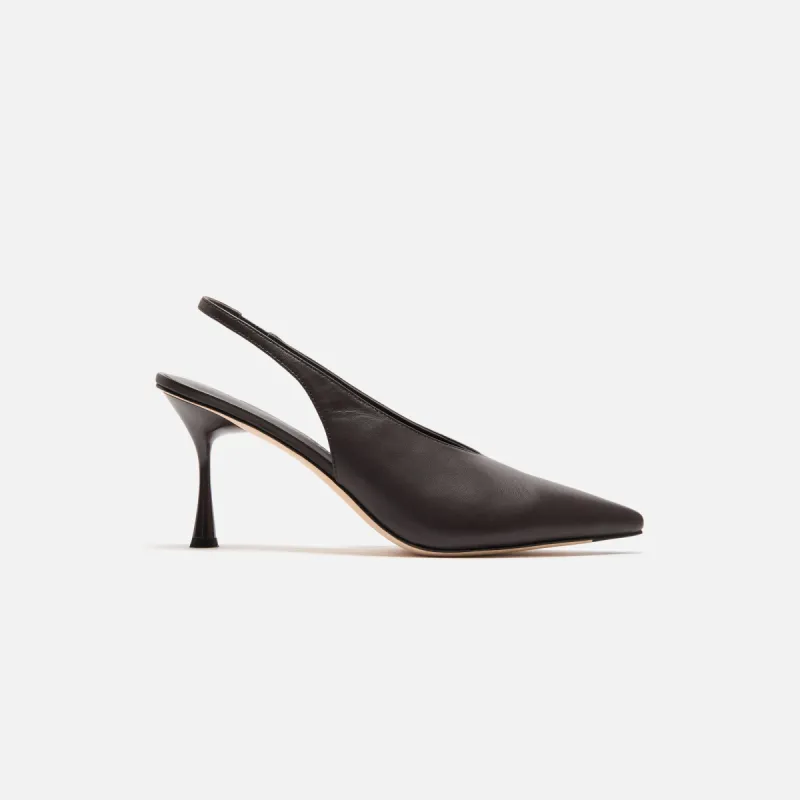 Studio Amelia Razor 90 Slingback - Chocolate sold by Kith