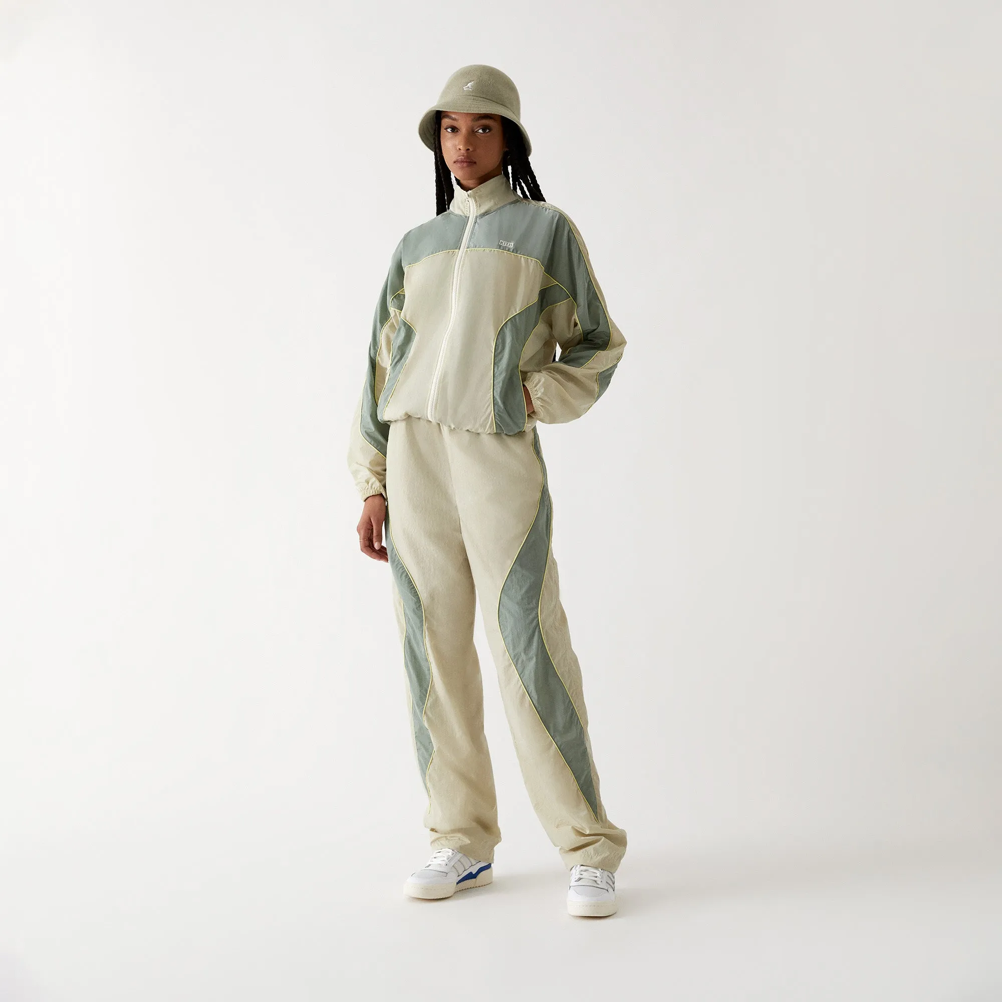Kith Women Faris Seamed Nylon Track Pant - Enamel sold by Kith product image thumbnail 2