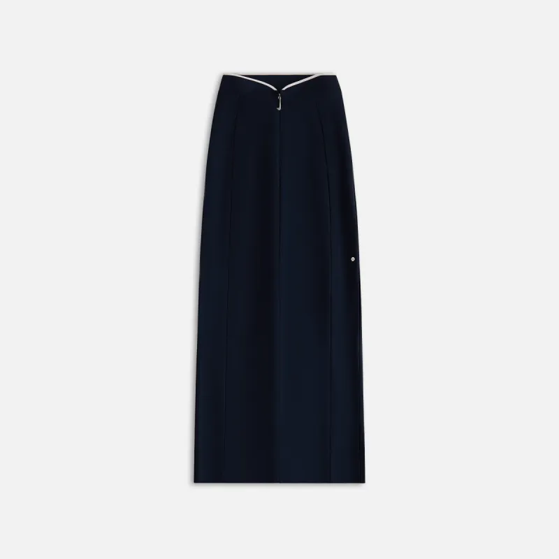 Nike x Jacquemus Long Skirt - Dark Obsidian sold by Kith