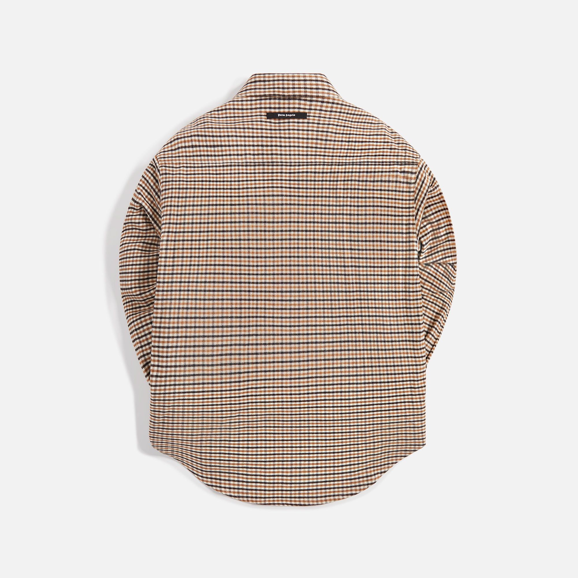 Palm Angels Micro Check Overshirt - Brown / Black sold by Kith product image thumbnail 2