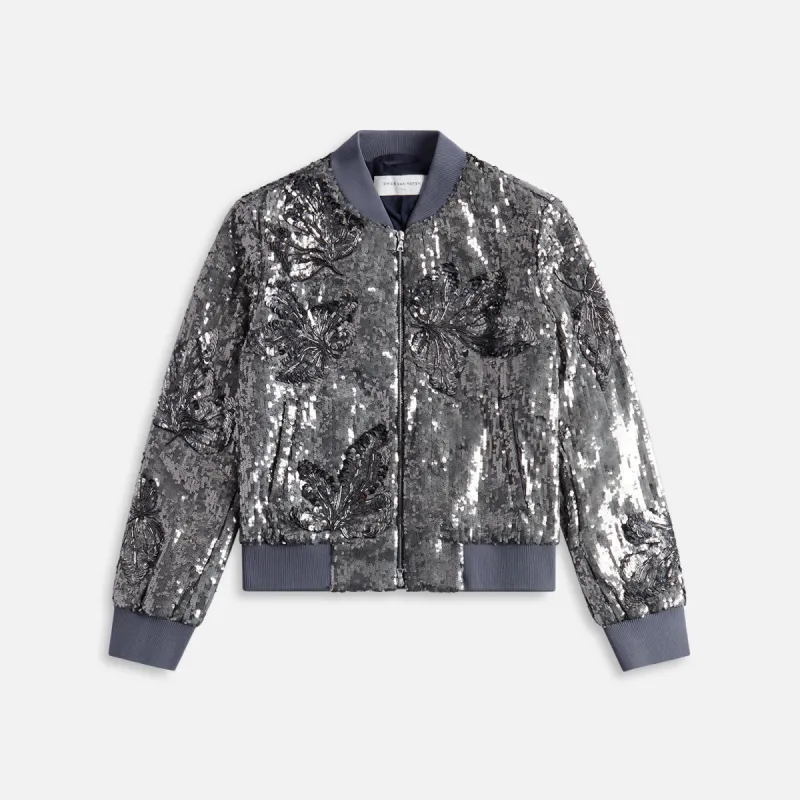 Dries Van Noten Vaksel Emb 8344 M.W.Jacket - Silver sold by Kith