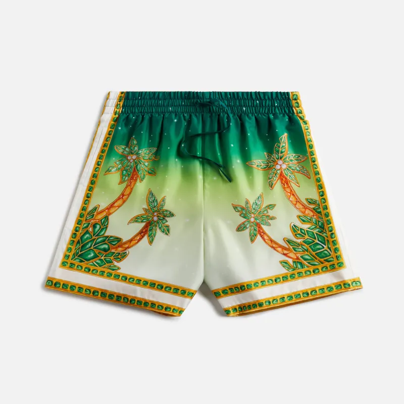 Casablanca Silk Shorts With Drawstrings - Joyaux D'Afriq sold by Kith