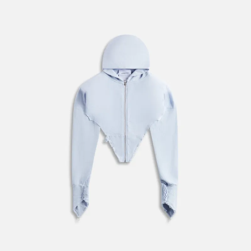 Sami Miro Vintage V Cut Zip Up Hoodie - Blue Lace Agate sold by Kith