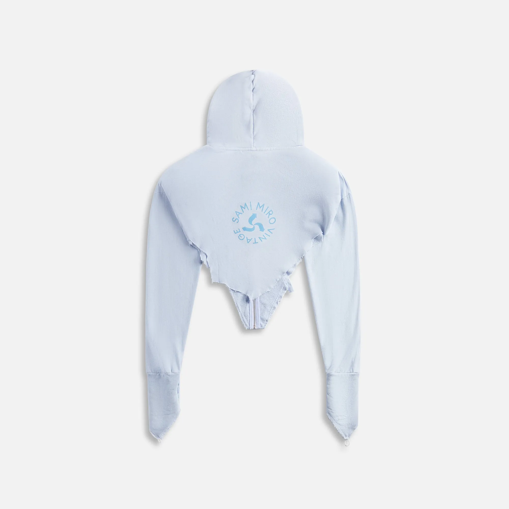 Sami Miro Vintage V Cut Zip Up Hoodie - Blue Lace Agate sold by Kith product image thumbnail 2