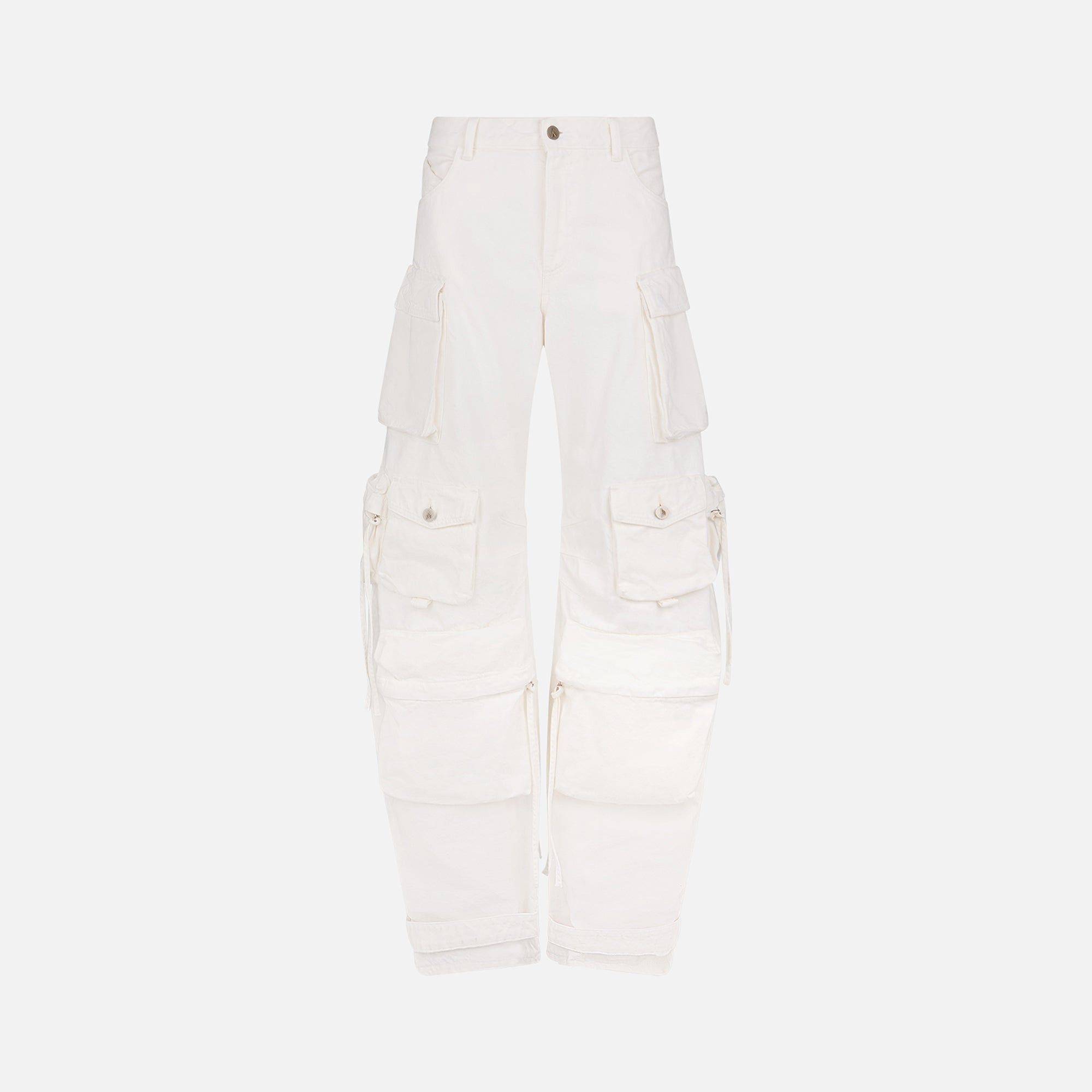 The Attico Fern Long Pants - White sold by Kith