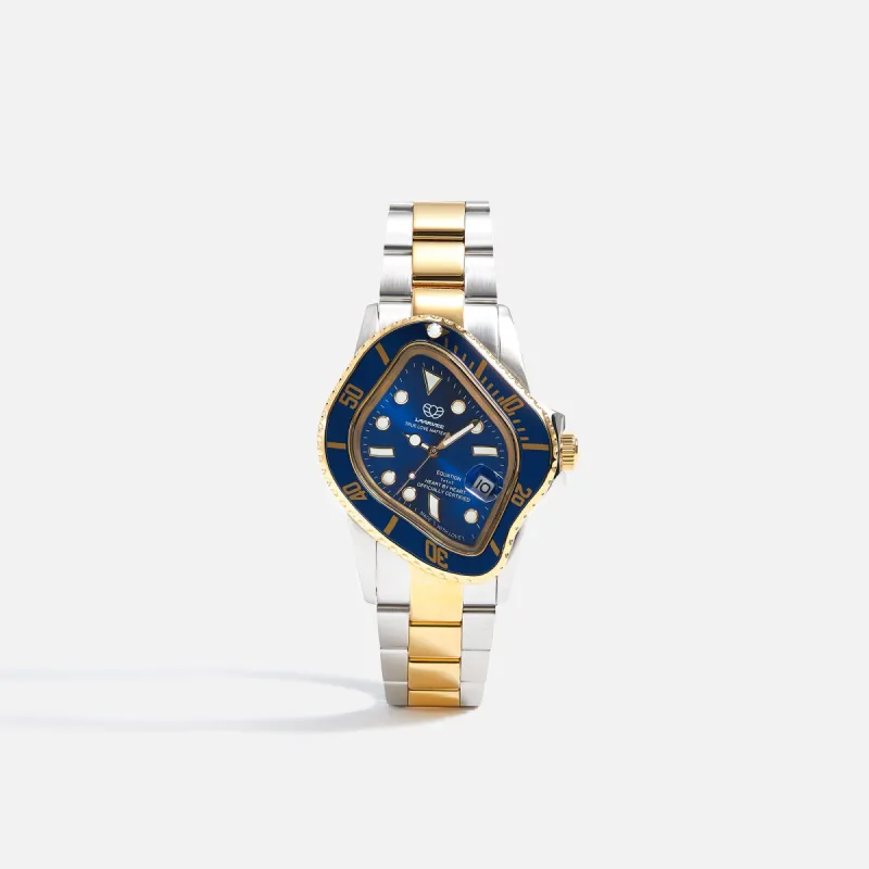 LAARVEE Silver & Golden Precision Steel - Blue Bezel / Blue Dial PH made by Kith