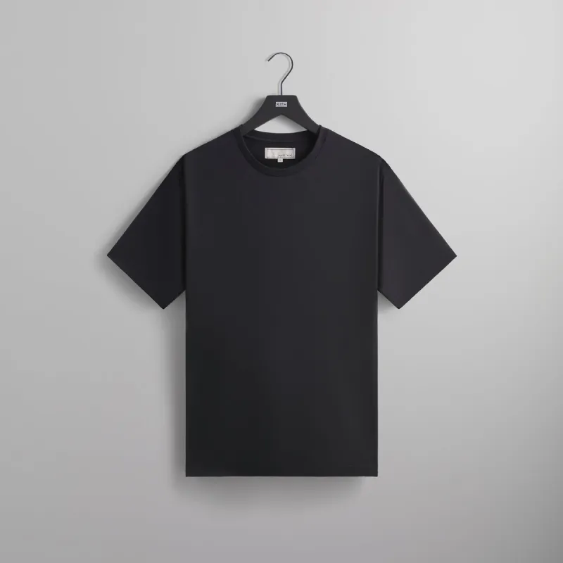 &Kin Pima Jersey Heathrow Tee - Black sold by Kith