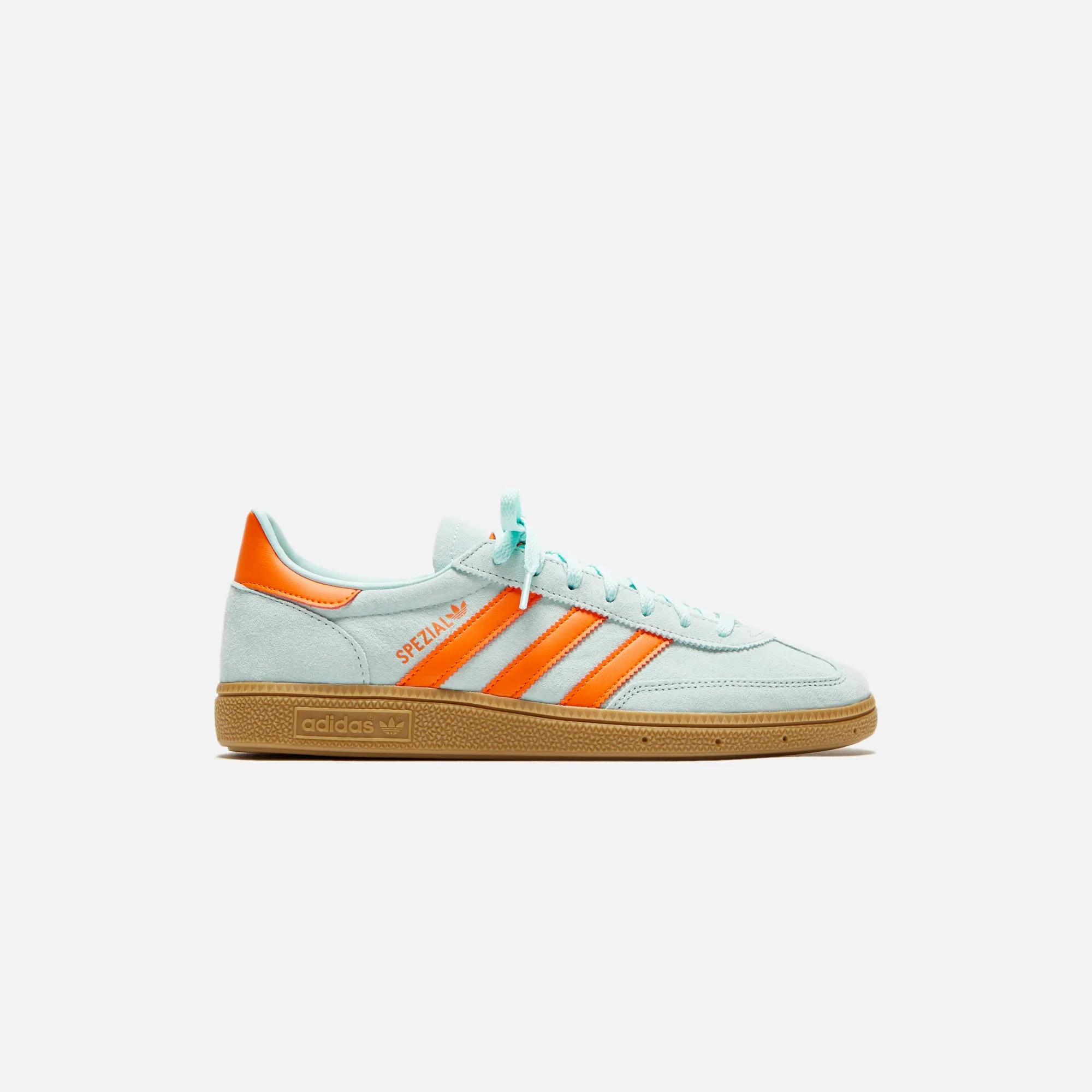 adidas WMNS Handball Spezial - Semi Flash Aqua / Impact Orange sold by Kith