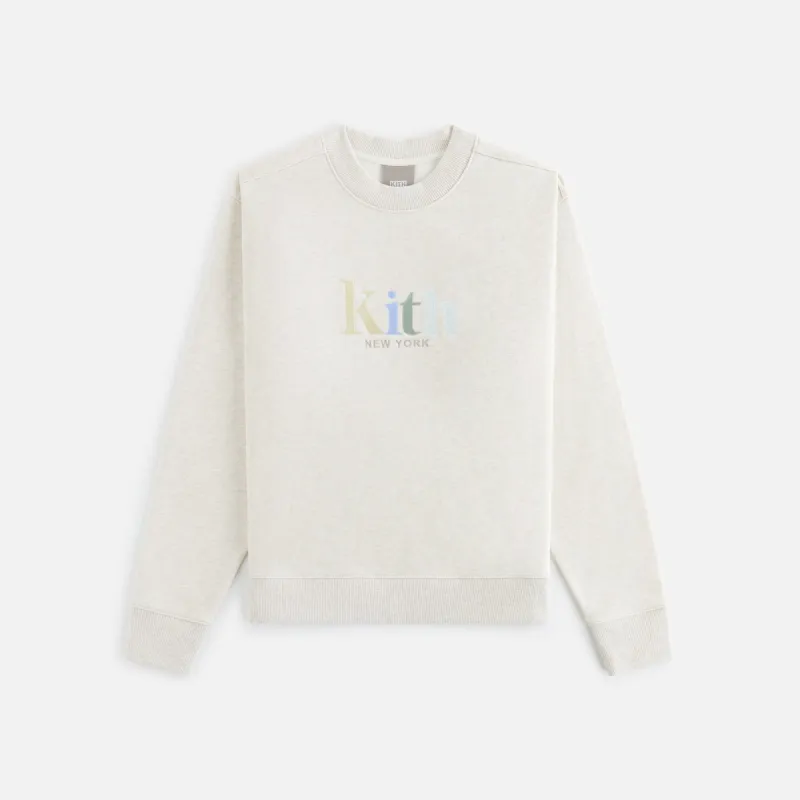 Kith Women Asher New York Crewneck - Sandy Heather sold by Kith