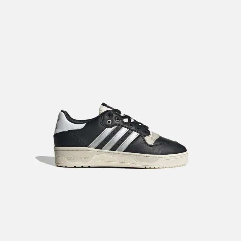 adidas Original Rivalry Low Consortium – Core Black / Silver Metallic / Grey One sold by Kith