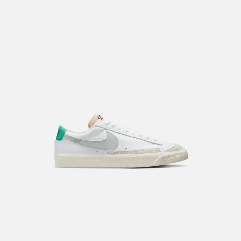 Nike Blazer Low `77  Vintage - White / Grey Fog / Light Menta / Sainta sold by Kith