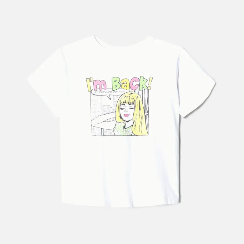 ReDone Classic "I'm Back" Tee - Optic White made by Kith