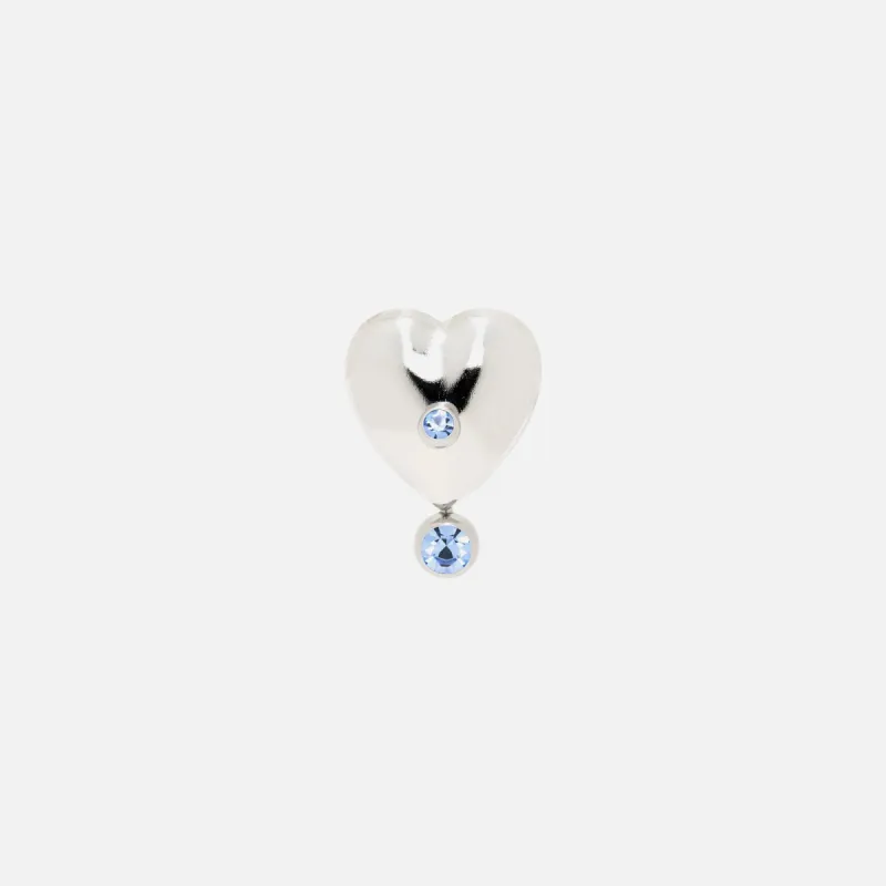 Justine Clenquet Max Single Earring - Denim Blue made by Kith