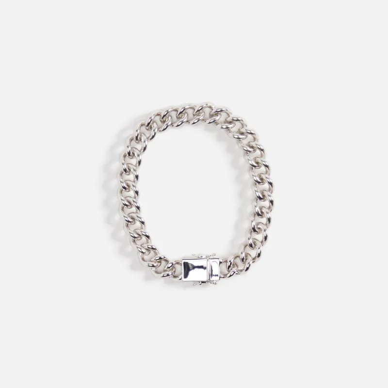 Tom Wood Lou Bracelet Sterling Silver 7.7 - Silver sold by Kith