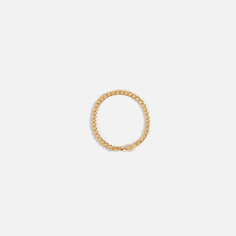 Tom Wood Frankie Bracelet Gold 7.7 - Gold sold by Kith