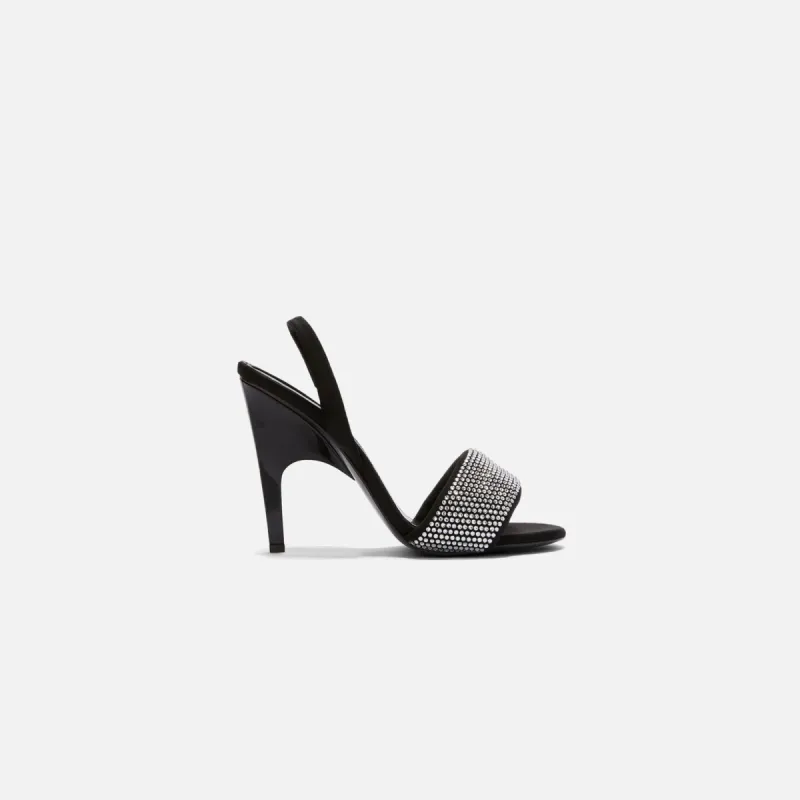 The Attico Rem Sandal - Silver / Black made by Kith